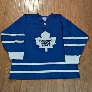 90's Toronto Maple Leafs Home CCM Jersey Made in Canada - Size XL